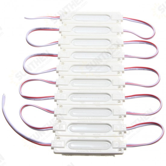 10 PCS Waterproof COB Injection LED Module Strip Light Window Store Front Lighting Lamp DC12V