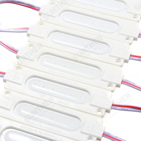 10 PCS Waterproof COB Injection LED Module Strip Light Window Store Front Lighting Lamp DC12V