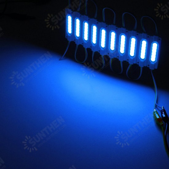 10 PCS Waterproof COB Injection LED Module Strip Light Window Store Front Lighting Lamp DC12V