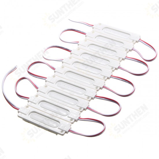 10 PCS Waterproof COB Injection LED Module Strip Light Window Store Front Lighting Lamp DC12V