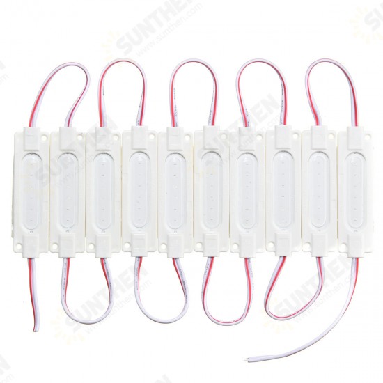 10 PCS Waterproof COB Injection LED Module Strip Light Window Store Front Lighting Lamp DC12V