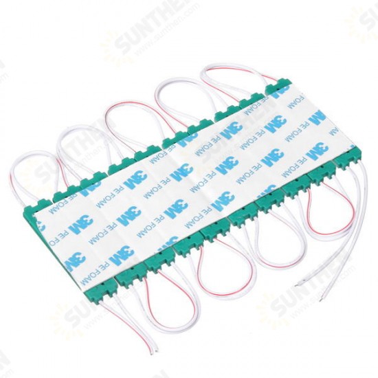 10PCS SMD2835 30 LED Module Strip Light Waterproof Rigid Lamp For Signage Store Front Windows DC12V