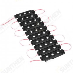 10PCS SMD5050 Waterproof 3LEDs Module Colorful Decorative Strip Light for Home DC12V 10PCS SMD5050 Waterproof 3LEDs Module Colorful Decorative Strip Light for Home DC12V