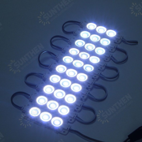 1.5M SMD5630 Waterproof White LED Module Strip Light Kit Mirror Signage Lamp + Adapter DC12V