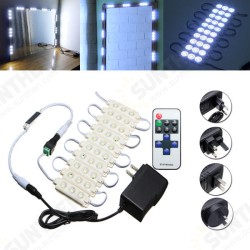 1.5M SMD5630 Waterproof White LED Module Strip Light Kit Mirror Signage Lamp + Adapter DC12V 1.5M SMD5630 Waterproof White LED Module Strip Light Kit Mirror Signage Lamp + Adapter DC12V