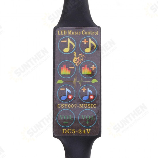 16*16CM WS2812 256 Pixels Digital Matrix LED Module Strip + 13Keys Remote Control + DC Controller DC5V