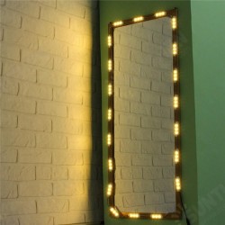 3M SMD5050 Waterproof Warm White LED Module Strip Light Kit Mirror Signage Lamp + Adapter DC12V 3M SMD5050 Waterproof Warm White LED Module Strip Light Kit Mirror Signage Lamp + Adapter DC12V