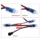 5M WS2811 RGB IP68 Full Color 50PCS Bulbs LED Pixel Module Strip Light with 3keys Controller DC5V