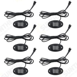 6Pcs RGB 5050 96 LED Car Rock Light Underbody Light bluetooth App+Remote Control 6Pcs RGB 5050 96 LED Car Rock Light Underbody Light bluetooth App+Remote Control