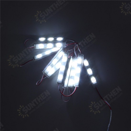 6W SMD5630 Dimmable Waterproof White 30 LED Module Strip Light Cabinet Mirror Lamp Kit AC110-240V