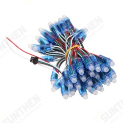DC5V 5M 50PCS 21W WS2811 RGB IP68 Full Color LED Pixel Module Strip Light with DC Connector DC5V 5M 50PCS 21W WS2811 RGB IP68 Full Color LED Pixel Module Strip Light with DC Connector