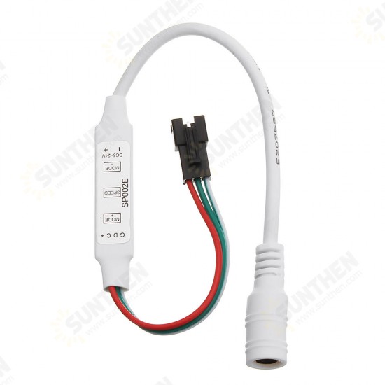 DC5V 5M 50PCS 21W WS2811 RGB IP68 Full Color LED Pixel Module Strip Light with DC Connector