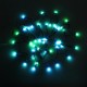 DC5V 5M 50PCS 21W WS2811 RGB IP68 Full Color LED Pixel Module Strip Light with DC Connector