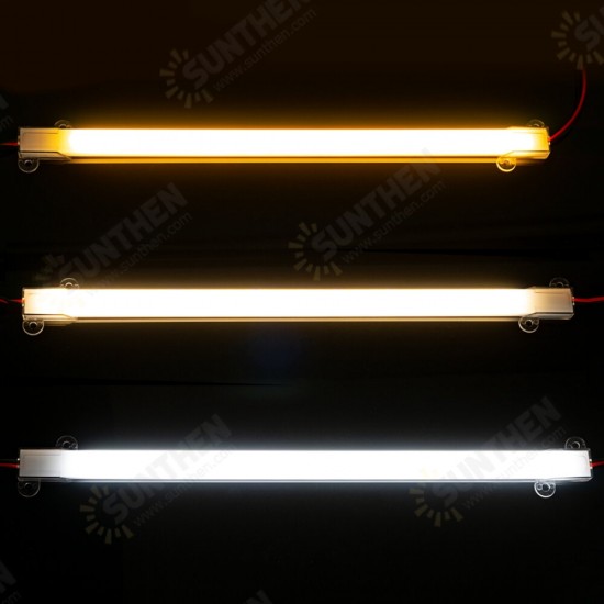 10PCS 30CM/50CM Transparent/Milky White Shell 7W 2835 LED Rigid Strip Bar Light for Kitchen Indoor Bedroom AC220V