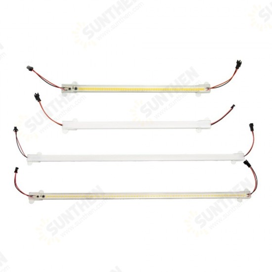 10PCS 30CM/50CM Transparent/Milky White Shell 7W 2835 LED Rigid Strip Bar Light for Kitchen Indoor Bedroom AC220V