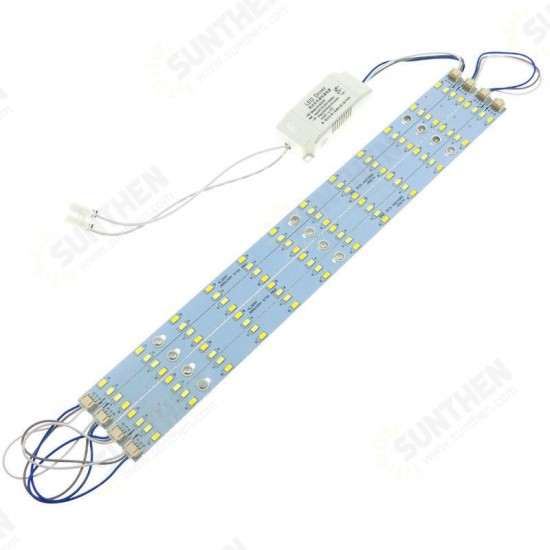 24W SMD5730 LED Bar Rigid Light with Power Driver Pure White+Warm White AC165-250V