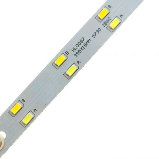 24W SMD5730 LED Bar Rigid Light with Power Driver Pure White+Warm White AC165-250V