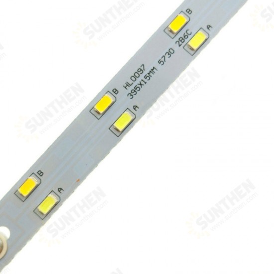 24W SMD5730 LED Bar Rigid Light with Power Driver Pure White+Warm White AC165-250V