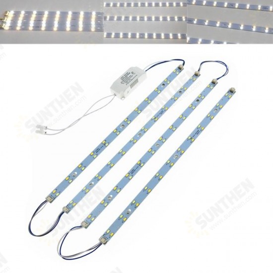 24W SMD5730 LED Bar Rigid Light with Power Driver Pure White+Warm White AC165-250V