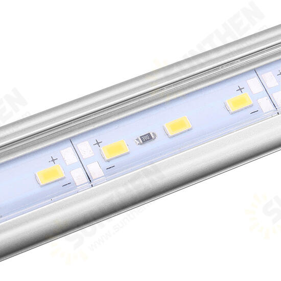 35CM 4.8W SMD5630 Milky White Transparent LED Rigid Strip Bar Cabinet Light with DC Connector DC12V