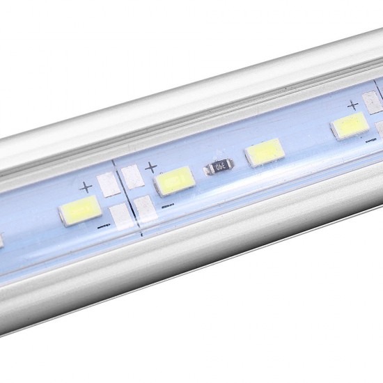 35CM 4.8W SMD5630 Milky White Transparent LED Rigid Strip Bar Cabinet Light with DC Connector DC12V
