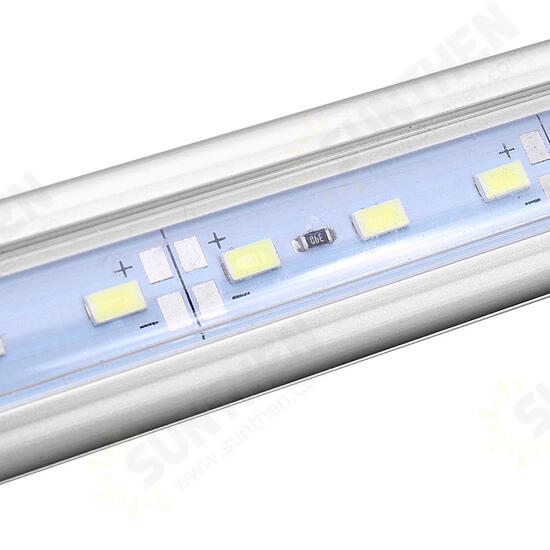 35CM 4.8W SMD5630 Milky White Transparent LED Rigid Strip Bar Cabinet Light with DC Connector DC12V