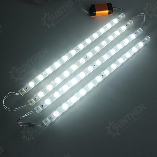 3PCS/4PCS SMD2835 White LED Rigid Module Strip Light Indoor Lighting Lamp With Power Supply DC24-84V