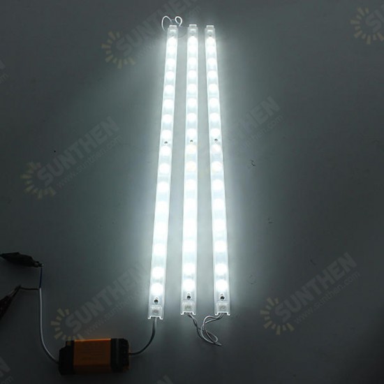 3PCS/4PCS SMD2835 White LED Rigid Module Strip Light Indoor Lighting Lamp With Power Supply DC24-84V