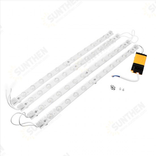 3PCS/4PCS SMD2835 White LED Rigid Module Strip Light Indoor Lighting Lamp With Power Supply DC24-84V