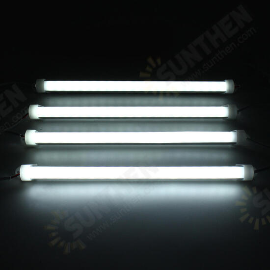 4PCS 30CM 30W SMD5630 Milky White Cover Double Row LED Rigid Strip Light Cabinet Lamp AC110-240V