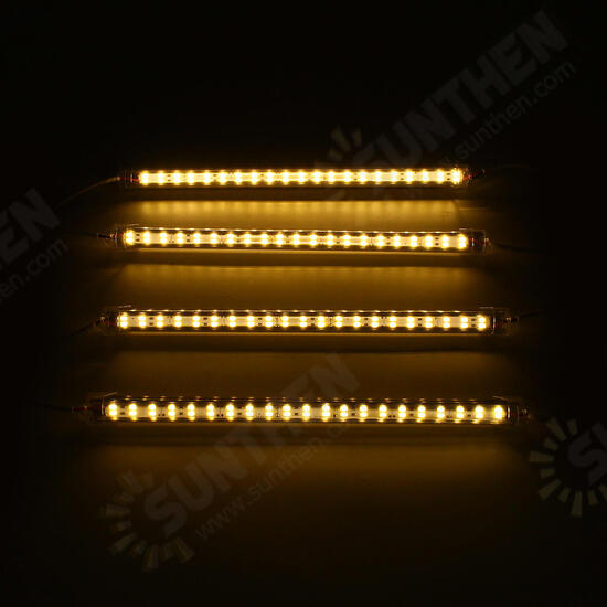 4PCS 30CM 30W SMD5630 Milky White Cover Double Row LED Rigid Strip Light Cabinet Lamp AC110-240V