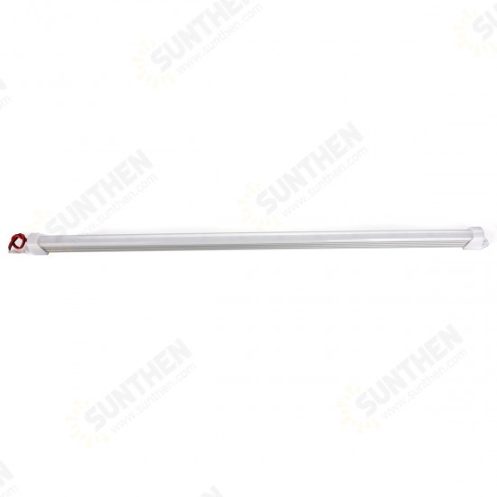 50CM 6.4W 5630 SMD Pure White Warm White Waterproof Hard LED Rigid Strip Bar Light With Cover DC12V