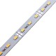 50CM 6.4W 5630 SMD Pure White Warm White Waterproof Hard LED Rigid Strip Bar Light With Cover DC12V