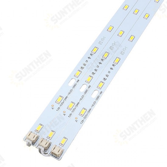 52CM 24W 5730 SMD Pure White Warm White LED Rigid Strip Light for Home Decoration AC220V