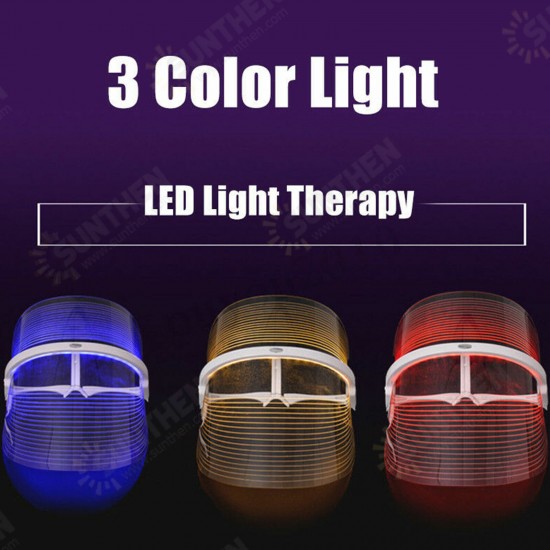 USB Three-color Photon Activated the Collagen LED Mask Machine