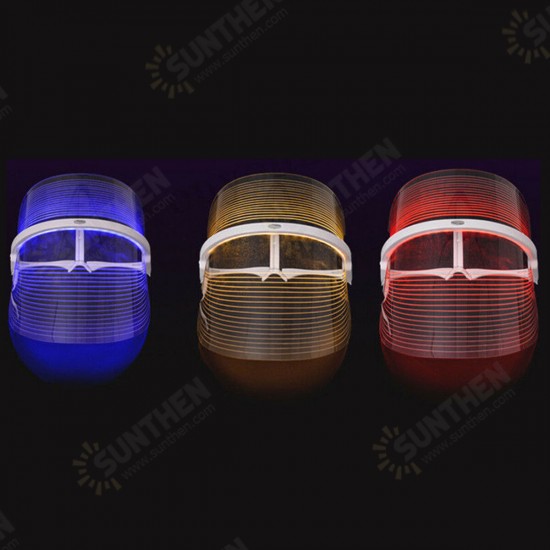 USB Three-color Photon Activated the Collagen LED Mask Machine