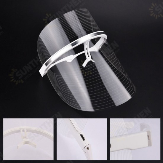 USB Three-color Photon Activated the Collagen LED Mask Machine USB Three-color Photon Activated the Collagen LED Mask Machine