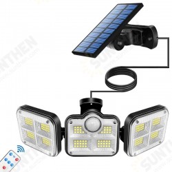 108/122/138/171 LED Solar Lights 3 Head Motion Sensor 270° Wide Angle Illumination Outdoor Waterproof Remote Control Wall Lamp 108/122/138/171 LED Solar Lights 3 Head Motion Sensor 270° Wide Angle Illumination Outdoor Waterproof Remote Control Wall Lamp