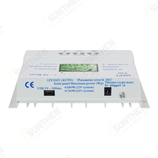 12/24V Photovoltaic Power Generation System Solar Battery Charging Street Light Controller