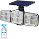 122LED Solar Walkway Lights 3 Modes Motion Sensor Outdoor Garden Street Lamp Adjustable