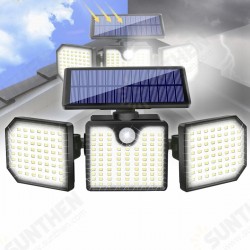 230LEDs 3 Head Solar Motion Sensor Light Outdoor Garden Wall Security Flood Lamp 230LEDs 3 Head Solar Motion Sensor Light Outdoor Garden Wall Security Flood Lamp