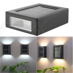 2Pcs Solar Wall Lamp Outdoor Garden Household Waterproof Wall Light Up And Down Garden Decorative Wall Lamp Illumination 2Pcs Solar Wall Lamp Outdoor Garden Household Waterproof Wall Light Up And Down Garden Decorative Wall Lamp Illumination