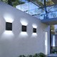 2Pcs Solar Wall Lamp Outdoor Garden Household Waterproof Wall Light Up And Down Garden Decorative Wall Lamp Illumination