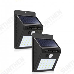 2pcs Solar Power 20 LED PIR Motion Sensor Wall Light Waterproof Outdoor Path Yard Garden Security Lamp 2pcs Solar Power 20 LED PIR Motion Sensor Wall Light Waterproof Outdoor Path Yard Garden Security Lamp
