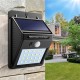 2pcs Solar Power 20 LED PIR Motion Sensor Wall Light Waterproof Outdoor Path Yard Garden Security Lamp