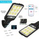 3 Light Mode LED Solar Street Light Outdoor Waterproof Motion Sensor Security Lighting for Garden Patio Path Yard