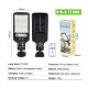 3 Light Mode LED Solar Street Light Outdoor Waterproof Motion Sensor Security Lighting for Garden Patio Path Yard