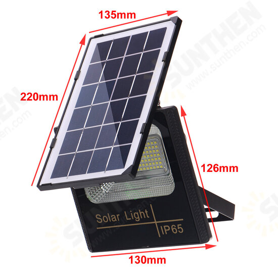 300W Solar Powered LED Street Wall Flood Lamp Garden Spotlight with 5M Extension Wire + Remote Control