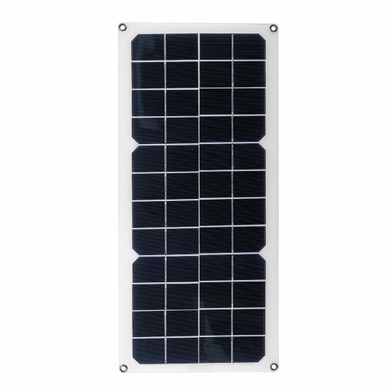30W Solar Panel 12V Polycrystalline USB Power Portable Outdoor Cycle Camping Hiking Travel Solar Cell Phone Charger