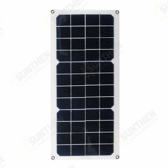 30W Solar Panel 12V Polycrystalline USB Power Portable Outdoor Cycle Camping Hiking Travel Solar Cell Phone Charger